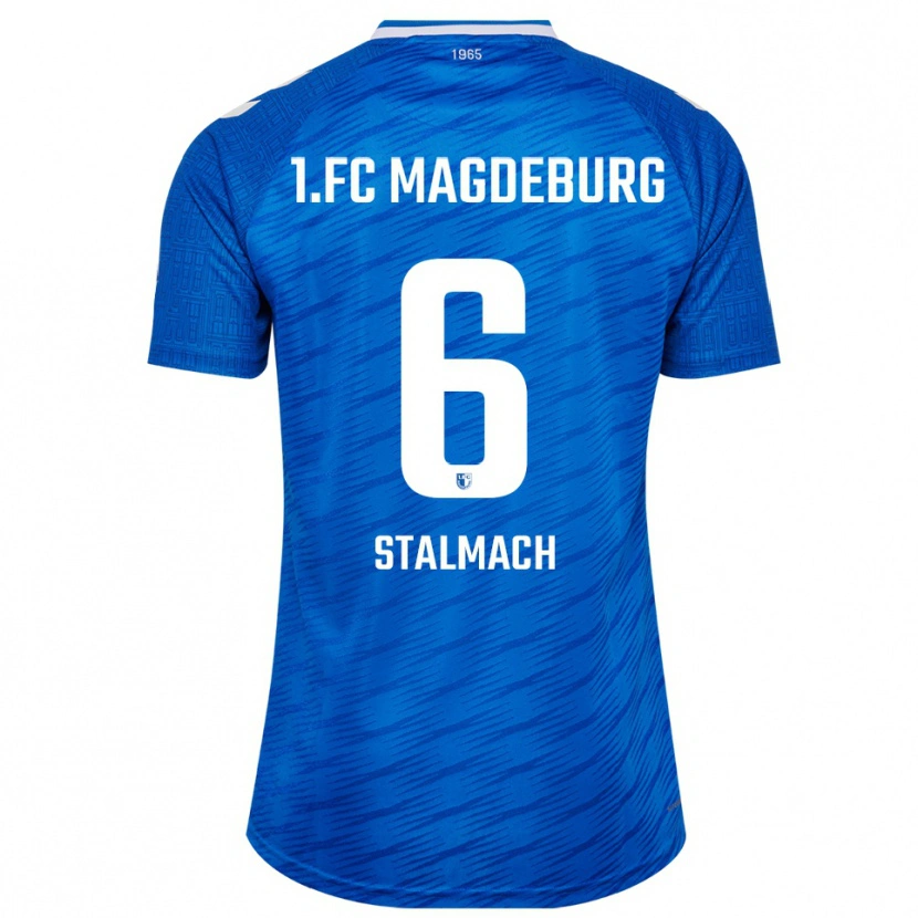 Danxen Donna Maglia Dariusz Stalmach #6 Blu Bianco Kit Gara Home 2025/26 Maglietta