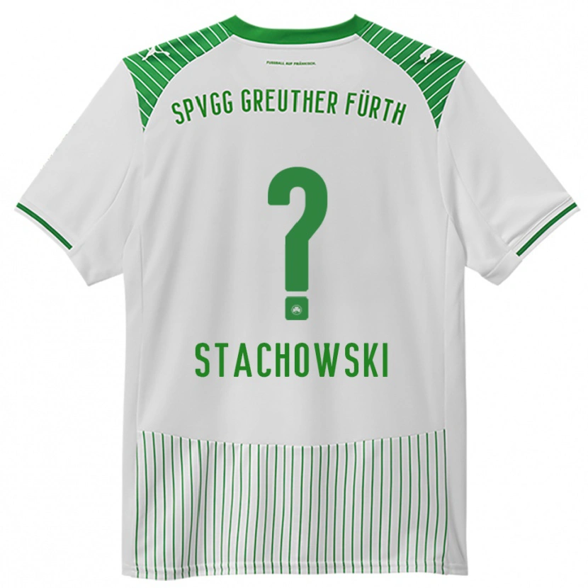 Danxen Donna Maglia Lara Stachowski #0 Bianco Verde Kit Gara Home 2025/26 Maglietta