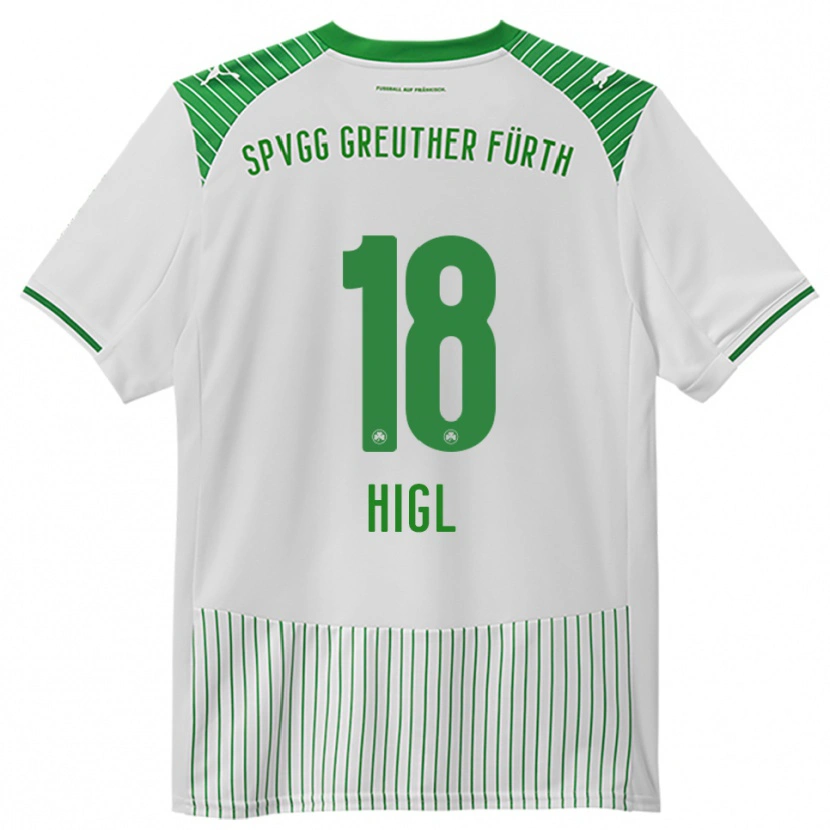 Danxen Donna Maglia Felix Higl #18 Bianco Verde Kit Gara Home 2025/26 Maglietta