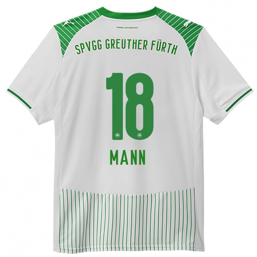 Danxen Donna Maglia Silas Mann #18 Bianco Verde Kit Gara Home 2025/26 Maglietta