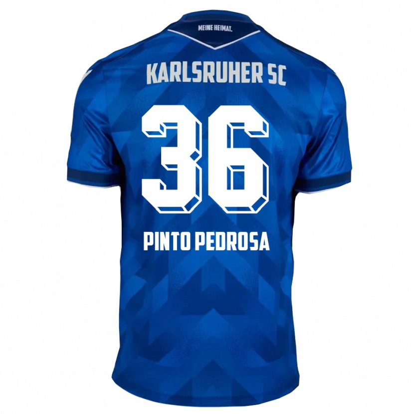 Danxen Donna Maglia Rafael Pinto Pedrosa #36 Blu Bianco Kit Gara Home 2025/26 Maglietta