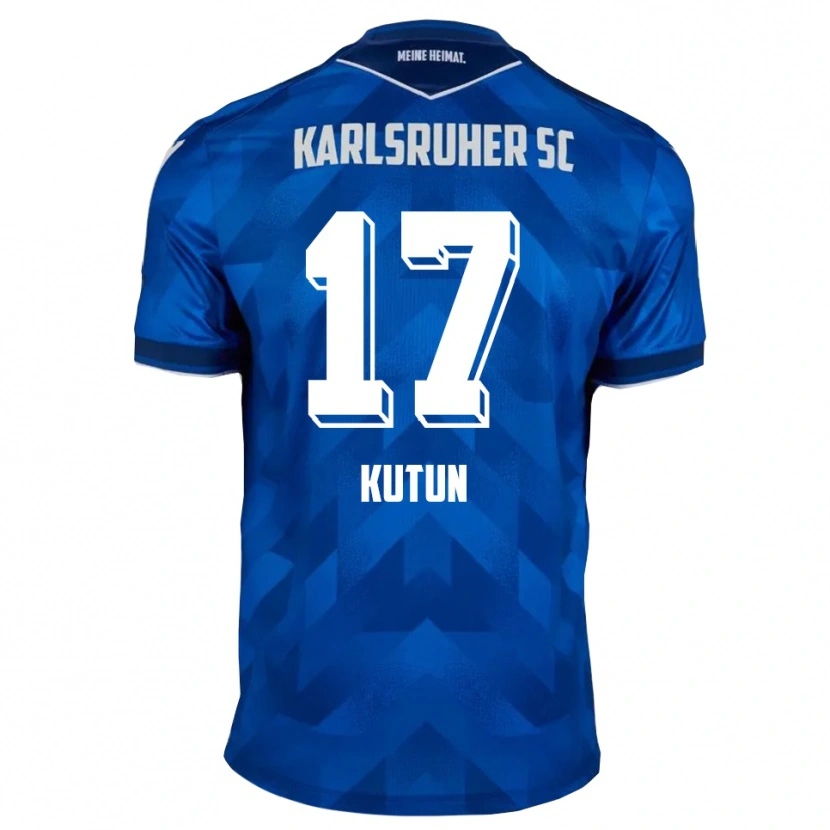 Danxen Donna Maglia Yusuf Kutun #17 Blu Bianco Kit Gara Home 2025/26 Maglietta