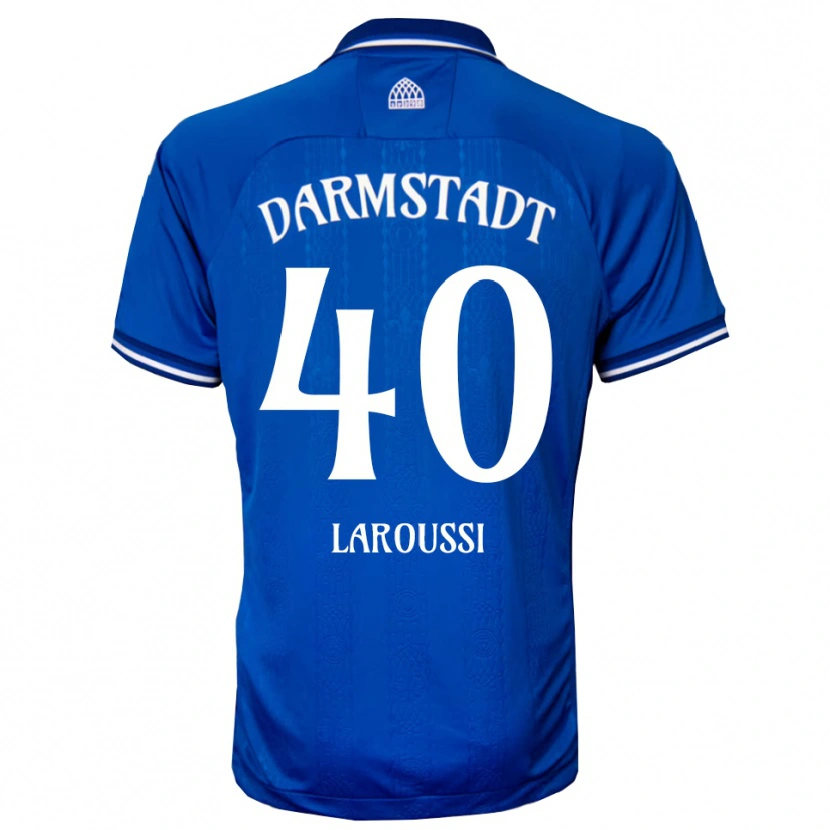 Danxen Donna Maglia Devin Laroussi #40 Blu Bianco Kit Gara Home 2025/26 Maglietta