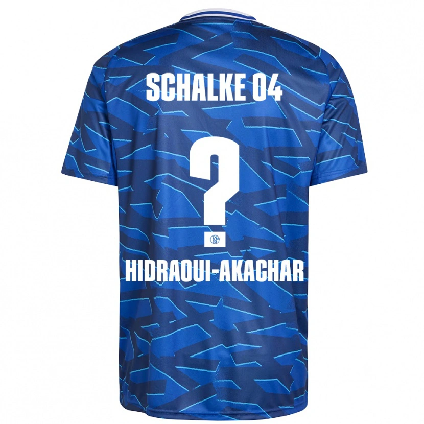 Danxen Donna Maglia Yassin Hidraoui-Akachar #0 Blu Royal Bianco Kit Gara Home 2025/26 Maglietta