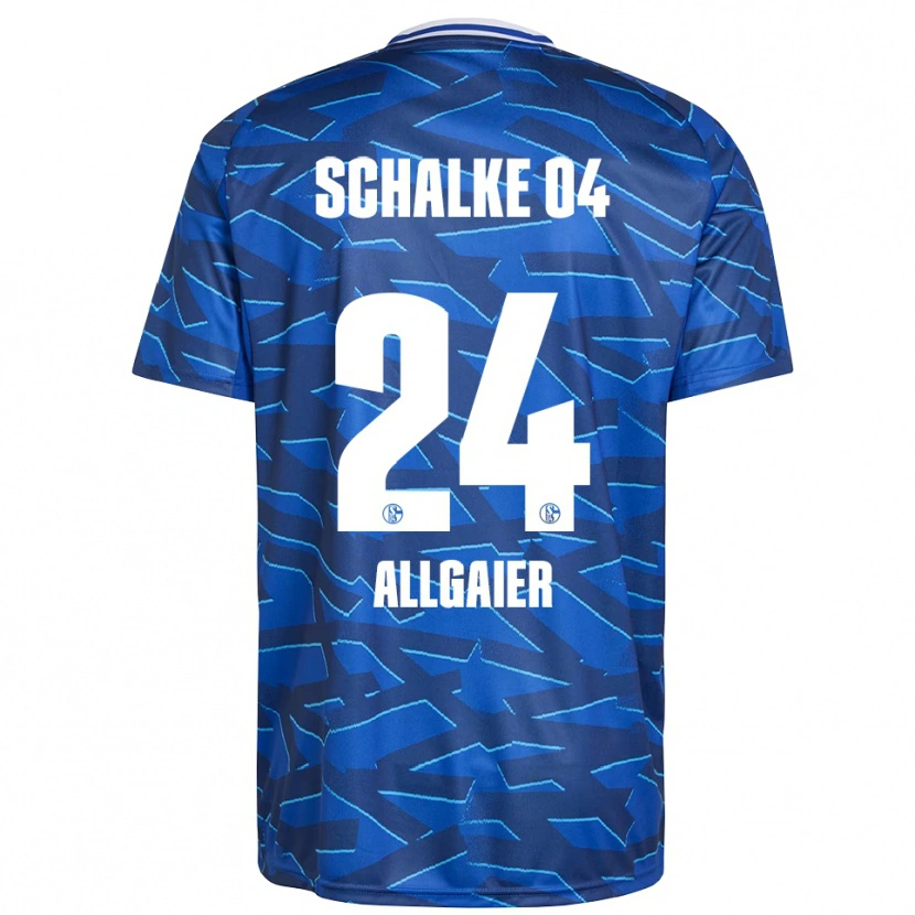 Danxen Donna Maglia Felix Allgaier #24 Blu Royal Bianco Kit Gara Home 2025/26 Maglietta