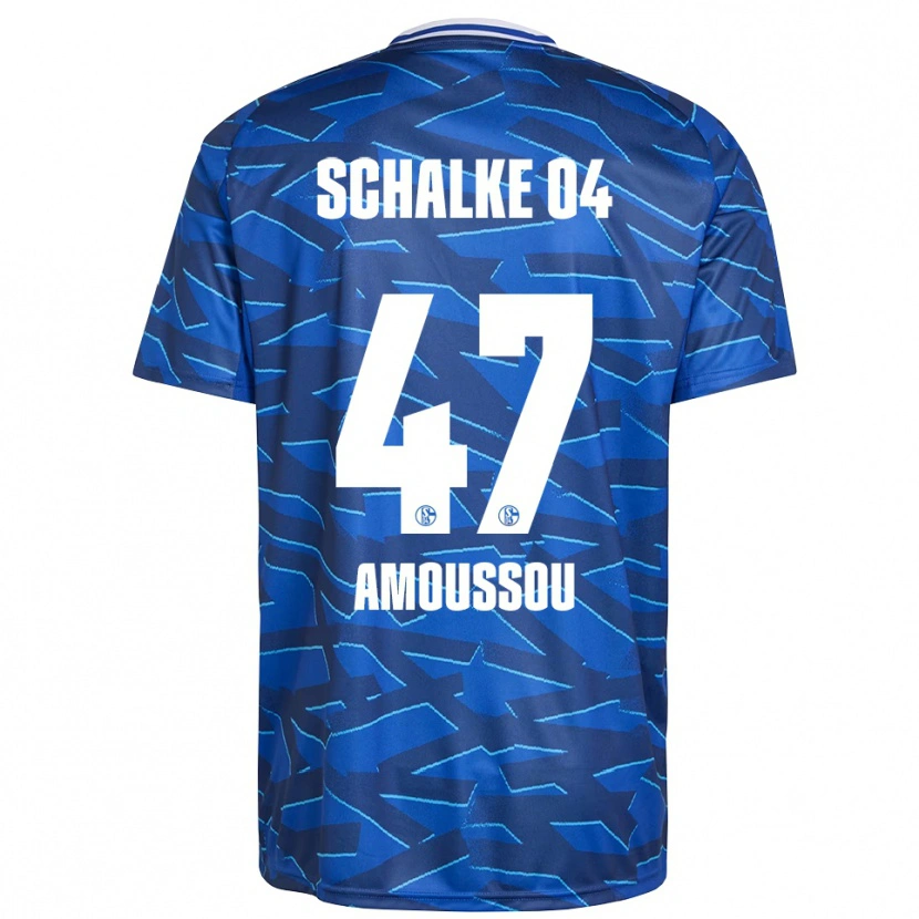 Danxen Donna Maglia Zaid Tchibara #47 Blu Royal Bianco Kit Gara Home 2025/26 Maglietta