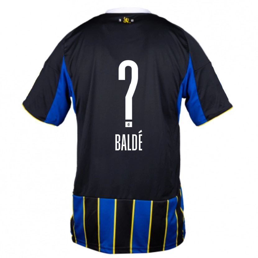 Danxen Donna Maglia Madi Baldé #0 Blu Nero Giallo Kit Gara Home 2025/26 Maglietta
