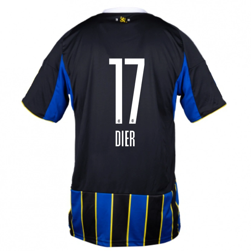 Danxen Donna Maglia Lucas Dier #17 Blu Nero Giallo Kit Gara Home 2025/26 Maglietta