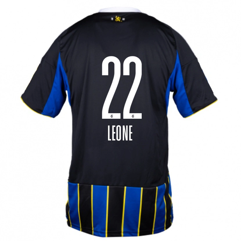 Danxen Donna Maglia Vincent Leone #22 Blu Nero Giallo Kit Gara Home 2025/26 Maglietta