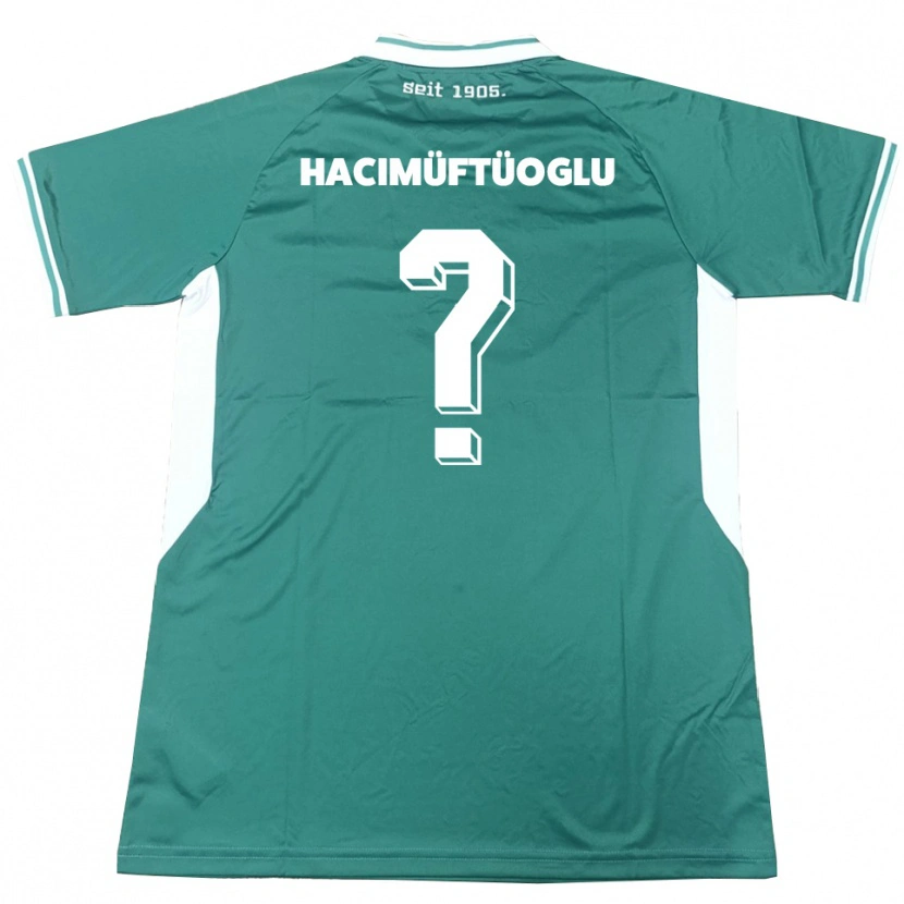 Danxen Donna Maglia Belinay Hacimüftüoglu #0 Verde Bianco Kit Gara Home 2025/26 Maglietta