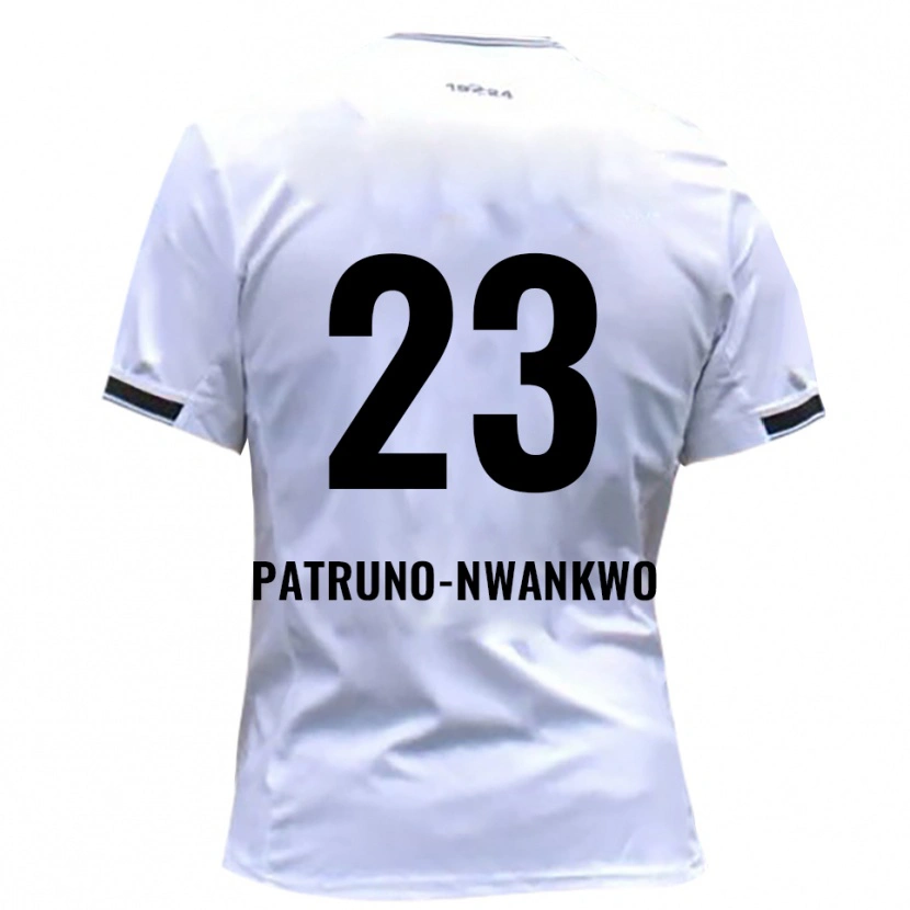 Danxen Donna Maglia Josiah Patruno-Nwankwo #23 Bianco Rosso Kit Gara Home 2025/26 Maglietta