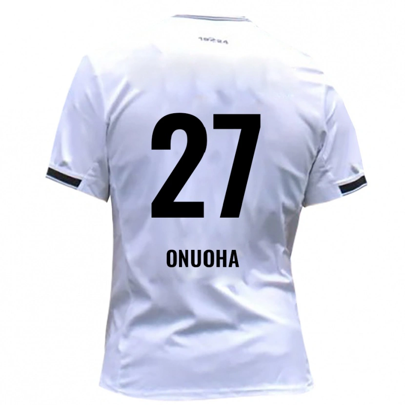 Danxen Donna Maglia Chilohem Onuoha #27 Bianco Rosso Kit Gara Home 2025/26 Maglietta