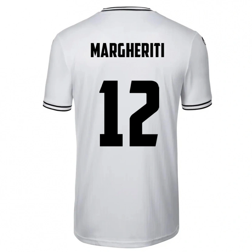 Danxen Donna Maglia Danilo Margheriti #12 Bianco Nero Kit Gara Home 2025/26 Maglietta