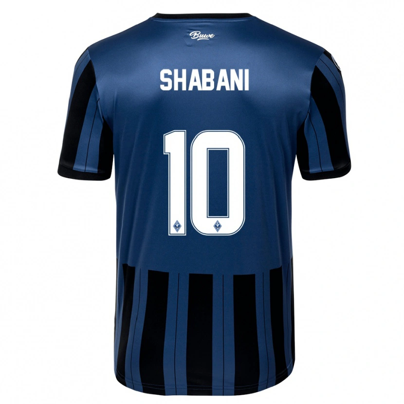 Danxen Donna Maglia David Shabani #10 Blu Grigio Nero Kit Gara Home 2025/26 Maglietta
