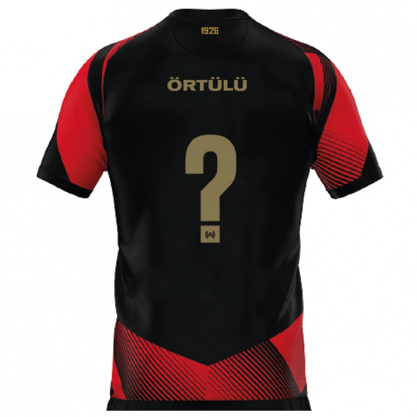 Danxen Donna Maglia Mikail Örtülü #0 Nero Rosso Kit Gara Home 2025/26 Maglietta
