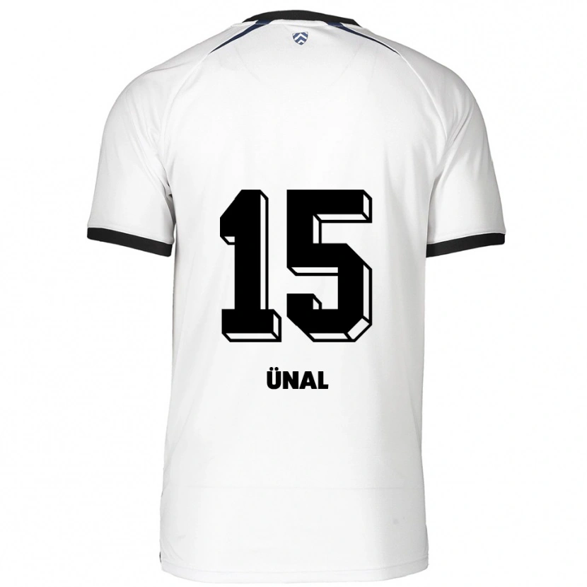 Danxen Donna Maglia Erkay Ünal #15 Bianco Nero Kit Gara Away 2025/26 Maglietta