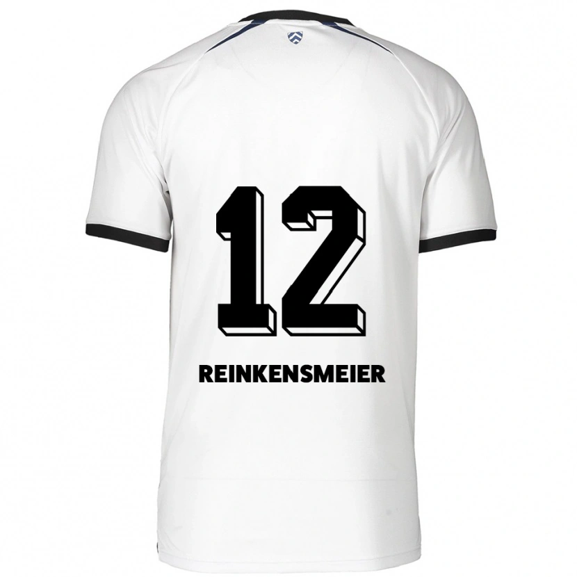 Danxen Donna Maglia Thandie Reinkensmeier #12 Bianco Nero Kit Gara Away 2025/26 Maglietta