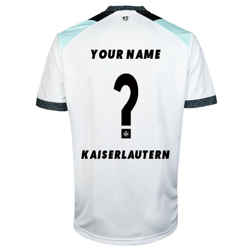 Danxen Donna Maglia Il Tuo Nome #0 Bianco Nero Kit Gara Away 2025/26 Maglietta