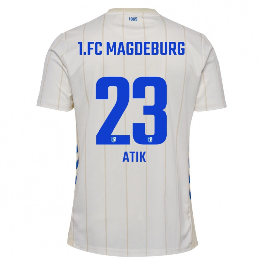Danxen Donna Maglia Baris Atik #23 Bianco Blu Kit Gara Away 2025/26 Maglietta