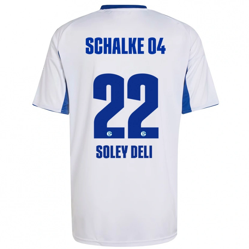 Danxen Donna Maglia Dilara Soley Deli #22 Bianco Blu Kit Gara Away 2025/26 Maglietta