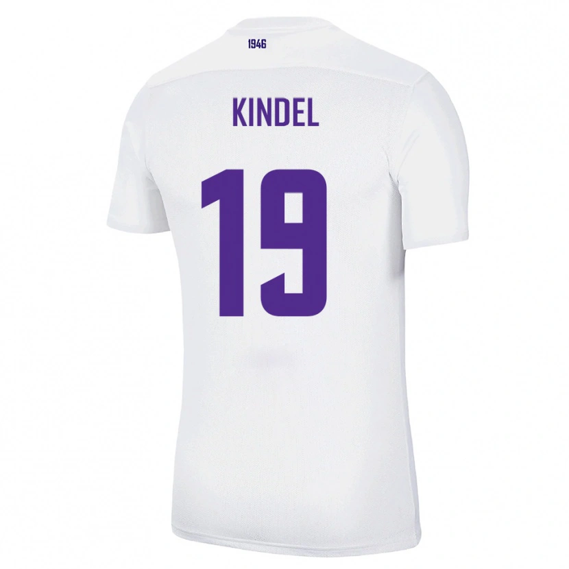 Danxen Donna Maglia Maxim Kindel #19 Bianco Verde Kit Gara Away 2025/26 Maglietta