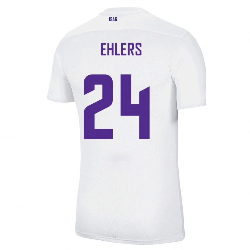 Danxen Donna Maglia Jannic Ehlers #24 Bianco Verde Kit Gara Away 2025/26 Maglietta