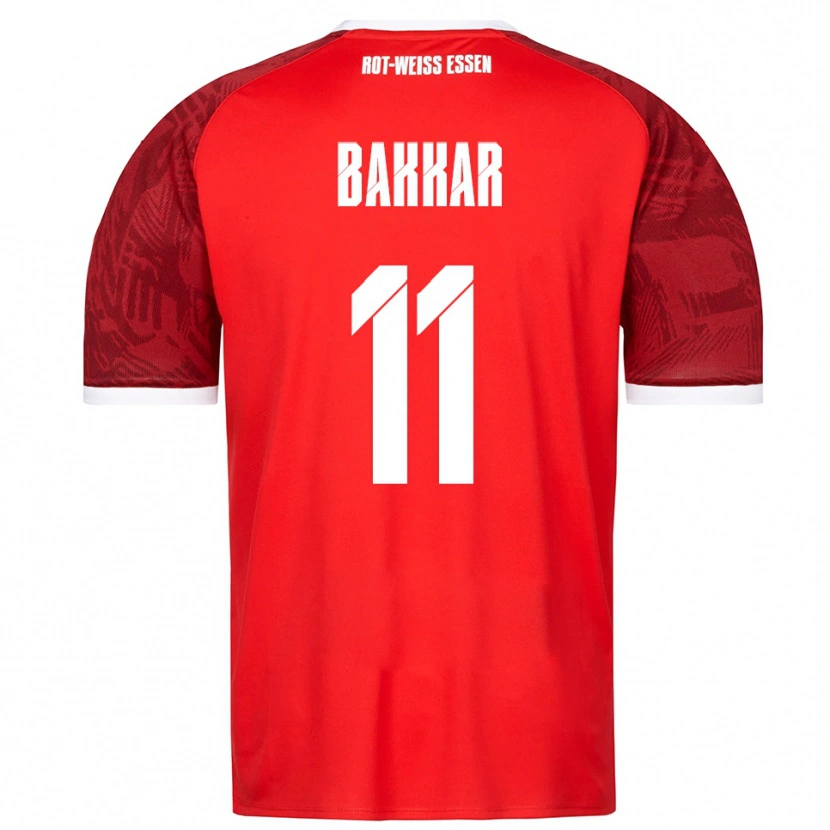 Danxen Donna Maglia Baraa Bakkar #11 Rosso Bordeaux Bianco Kit Gara Away 2025/26 Maglietta
