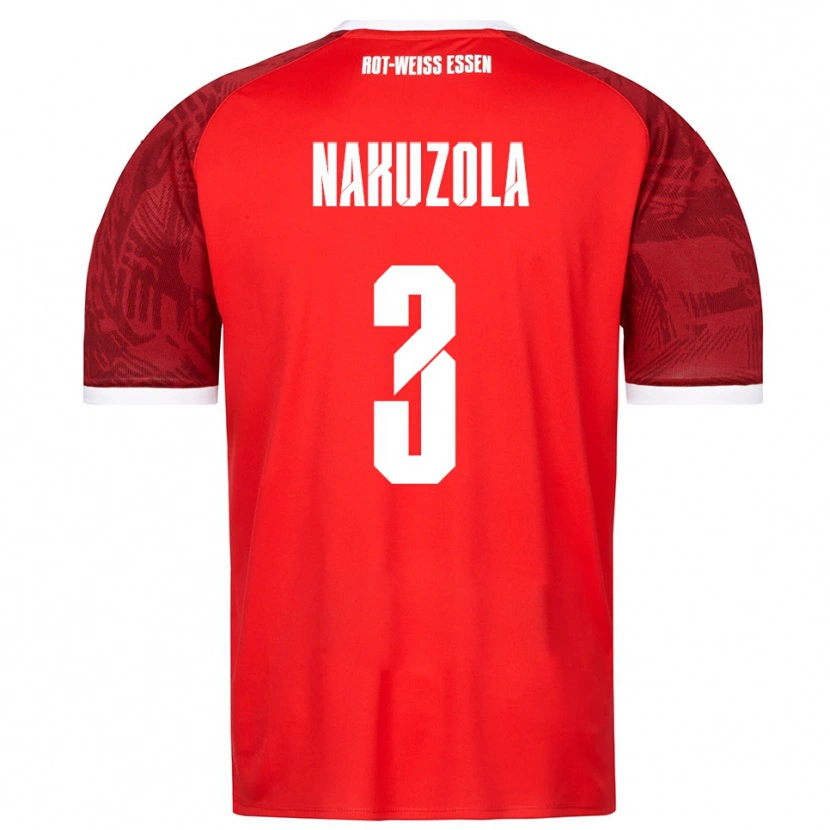 Danxen Donna Maglia Rael Nakuzola #3 Rosso Bordeaux Bianco Kit Gara Away 2025/26 Maglietta