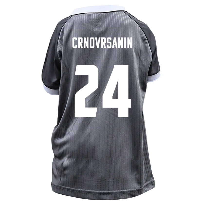 Danxen Donna Maglia Sadin Crnovrsanin #24 Grigio Bianco Kit Gara Away 2025/26 Maglietta
