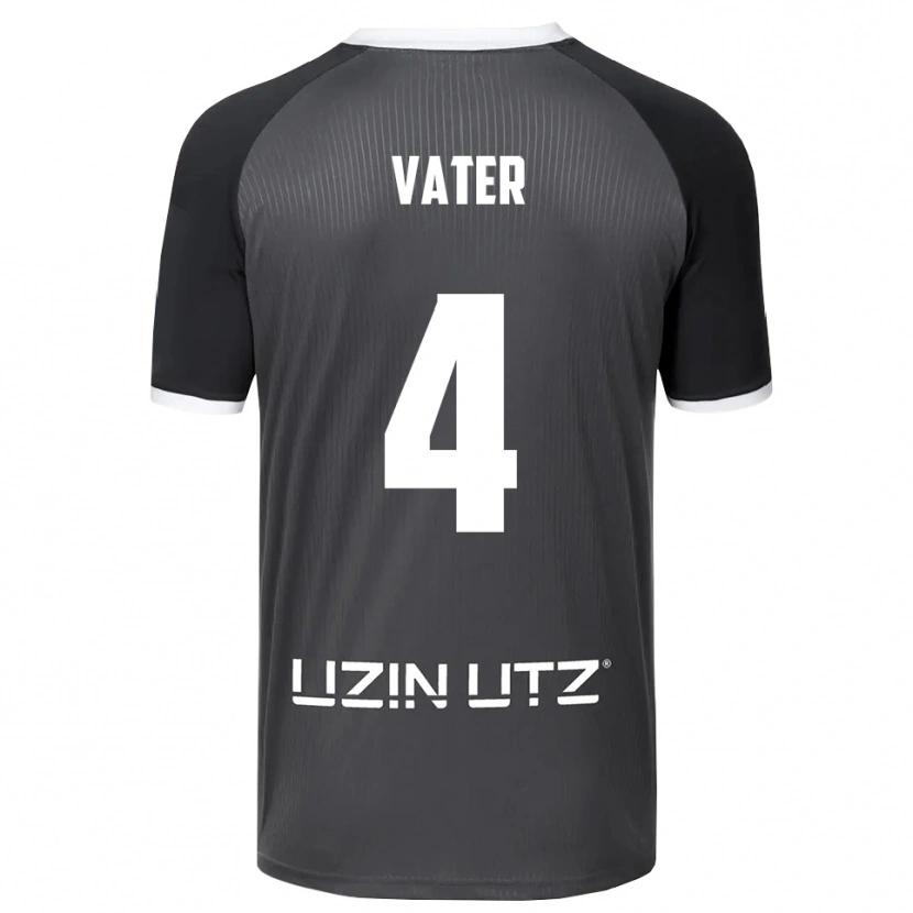 Danxen Donna Maglia Felix Vater #4 Grigio Bianco Kit Gara Away 2025/26 Maglietta