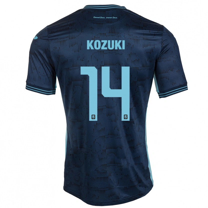 Danxen Donna Maglia Soichiro Kozuki #14 Blu Royal Kit Gara Away 2025/26 Maglietta