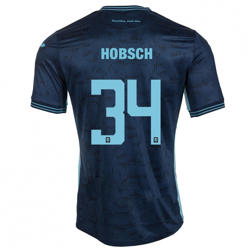 Danxen Donna Maglia Patrick Hobsch #34 Blu Royal Kit Gara Away 2025/26 Maglietta