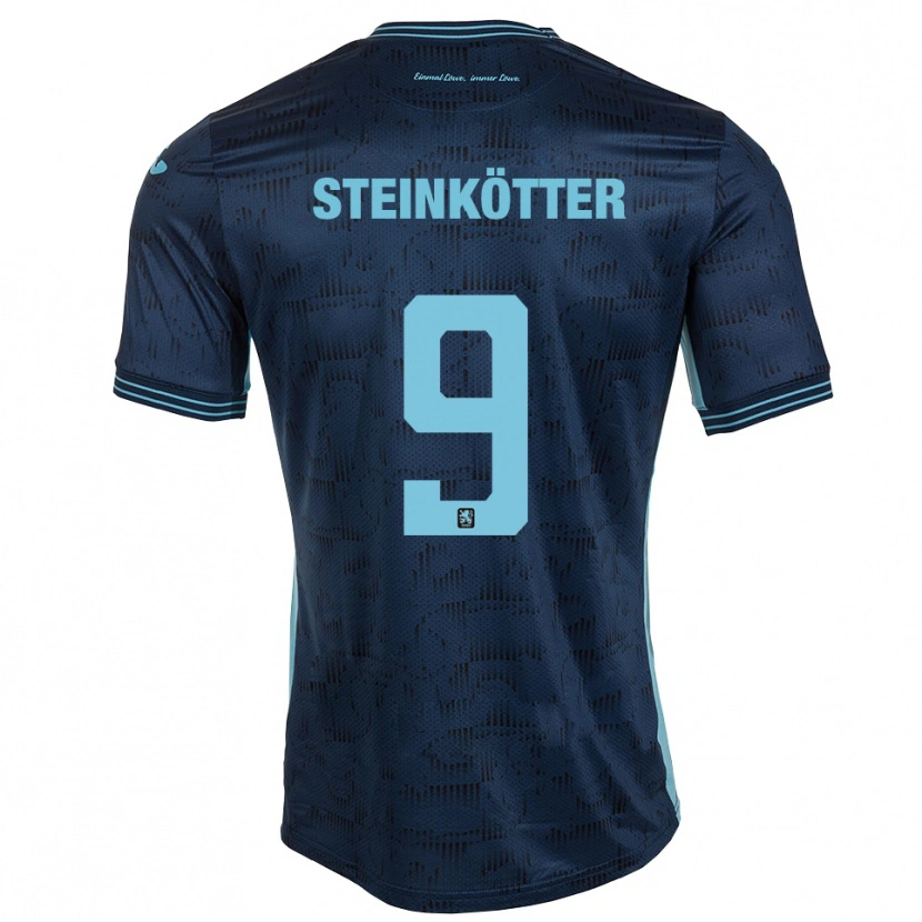 Danxen Donna Maglia Justin Steinkötter #9 Blu Royal Kit Gara Away 2025/26 Maglietta