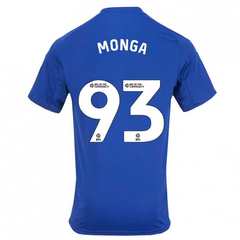 Danxen Bambino Maglia Jeremy Monga #93 Blu Oro Kit Gara Home 2025/26 Maglietta