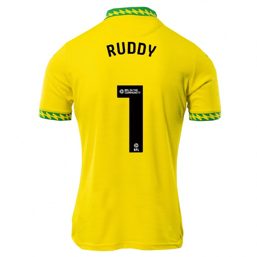 Danxen Bambino Maglia Jack Ruddy #1 Bianco Verde Kit Gara Home 2025/26 Maglietta