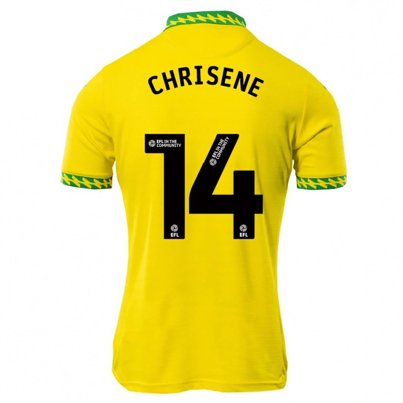 Danxen Bambino Maglia Ben Chrisene #14 Bianco Verde Kit Gara Home 2025/26 Maglietta