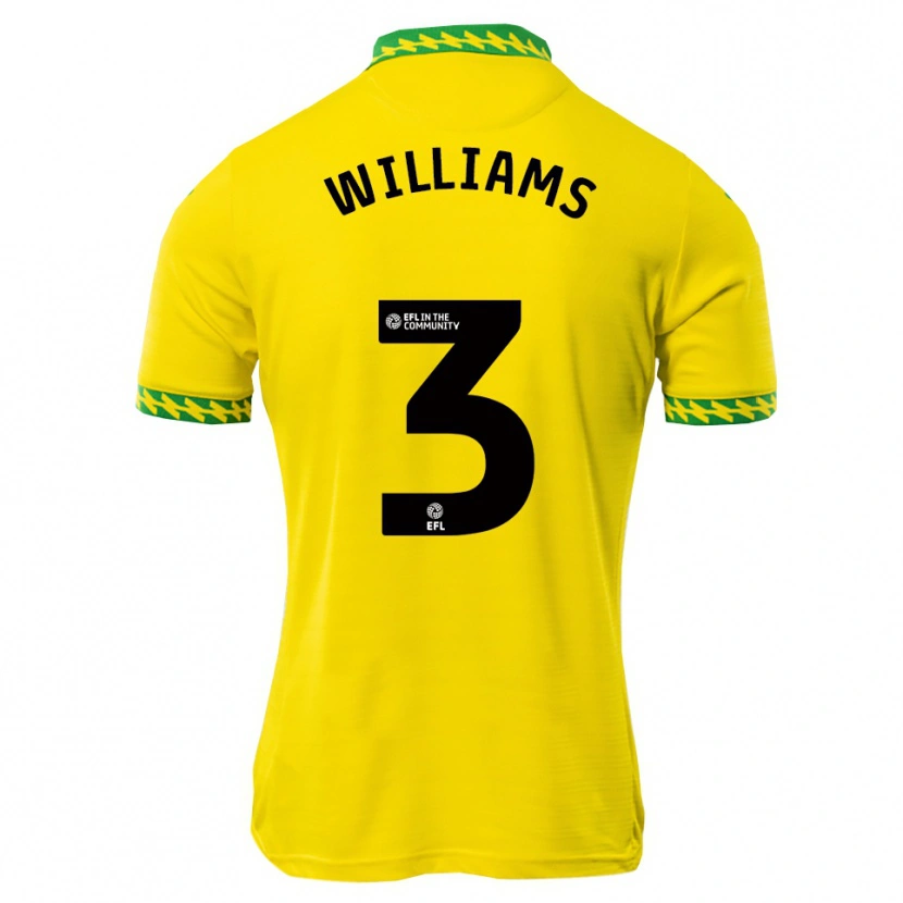 Danxen Bambino Maglia Tyler Williams #3 Bianco Verde Kit Gara Home 2025/26 Maglietta