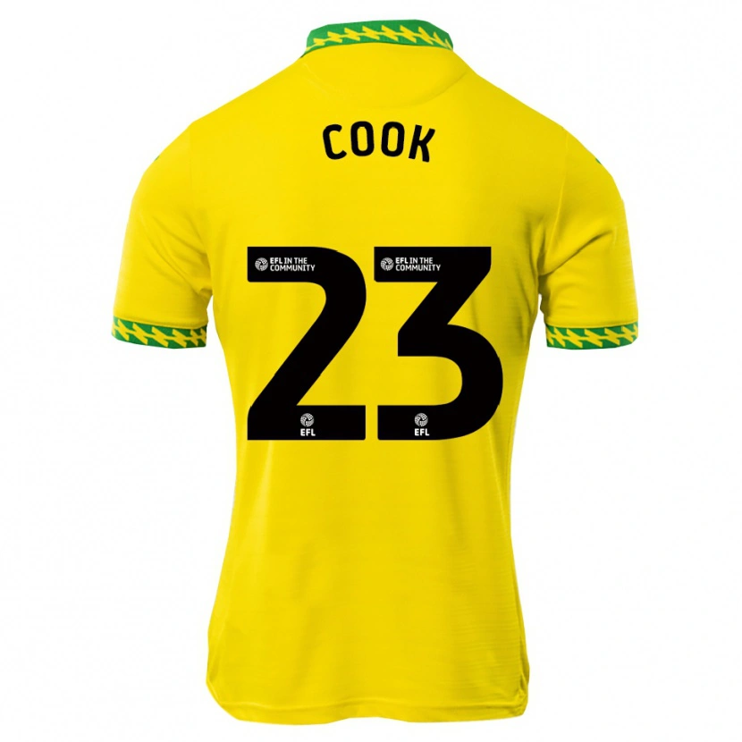 Danxen Bambino Maglia Olivia Cook #23 Bianco Verde Kit Gara Home 2025/26 Maglietta