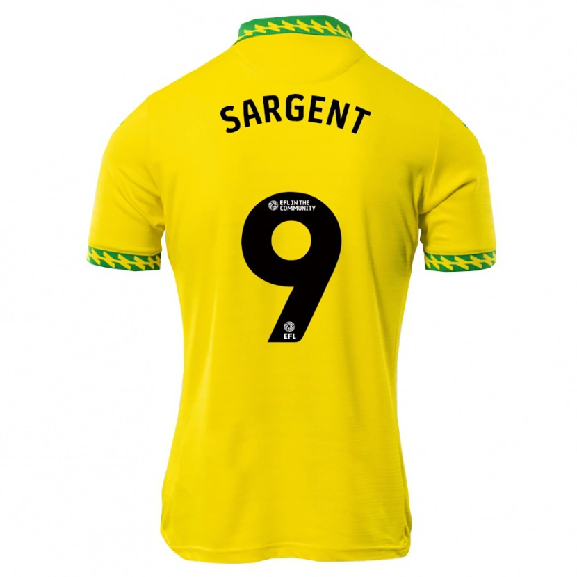 Danxen Bambino Maglia Josh Sargent #9 Bianco Verde Kit Gara Home 2025/26 Maglietta