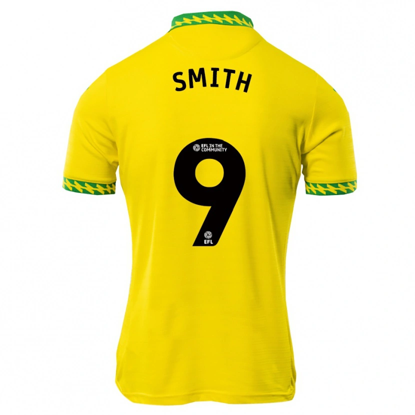 Danxen Bambino Maglia Ellie Smith #9 Bianco Verde Kit Gara Home 2025/26 Maglietta