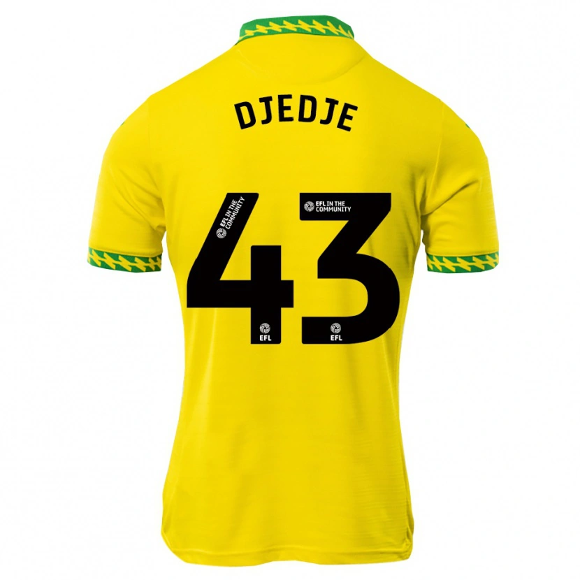 Danxen Bambino Maglia Uriah Djedje #43 Bianco Verde Kit Gara Home 2025/26 Maglietta