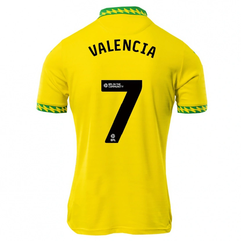 Danxen Bambino Maglia Hugo Valencia #7 Bianco Verde Kit Gara Home 2025/26 Maglietta