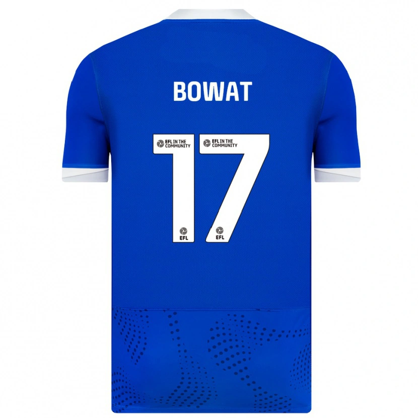 Danxen Bambino Maglia Ibane Bowat #17 Blu Bianco Kit Gara Home 2025/26 Maglietta