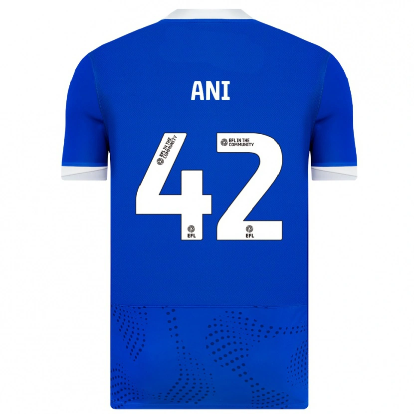 Danxen Bambino Maglia Michael Ani #42 Blu Bianco Kit Gara Home 2025/26 Maglietta
