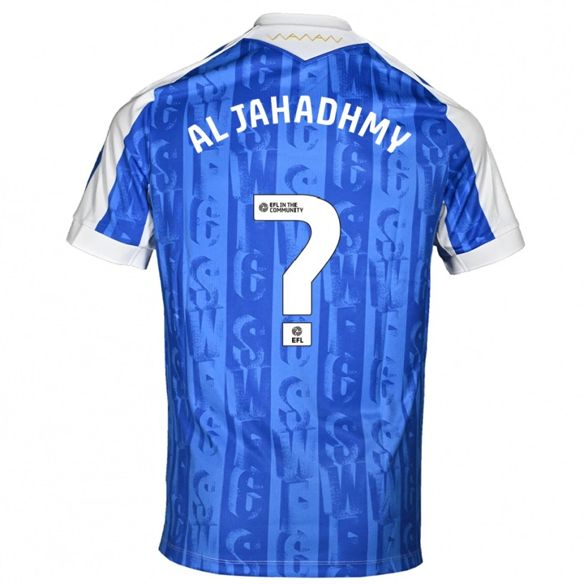 Danxen Bambino Maglia Murtadha Al-Jahadhmy #0 Blu Bianco Kit Gara Home 2025/26 Maglietta