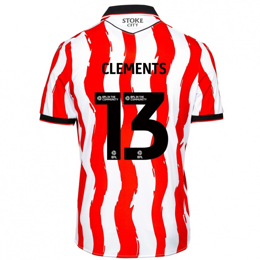 Danxen Bambino Maglia Daisy Clements #13 Bianco Rosso Kit Gara Home 2025/26 Maglietta