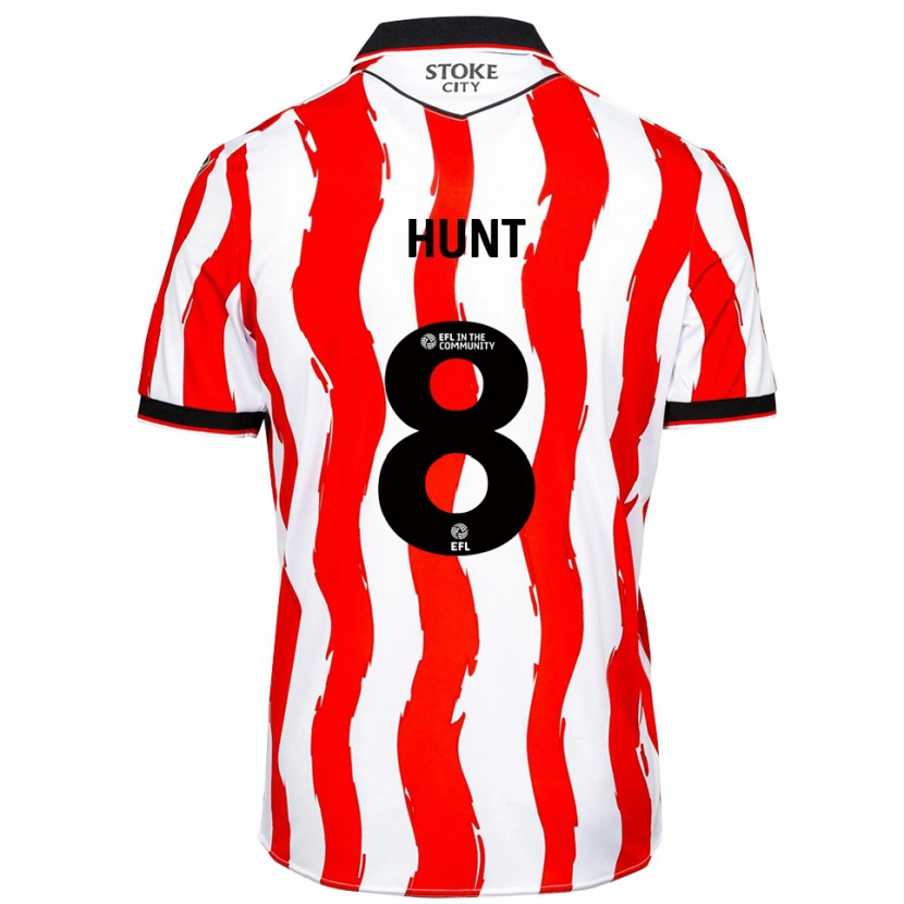Danxen Bambino Maglia Abby Hunt #8 Bianco Rosso Kit Gara Home 2025/26 Maglietta