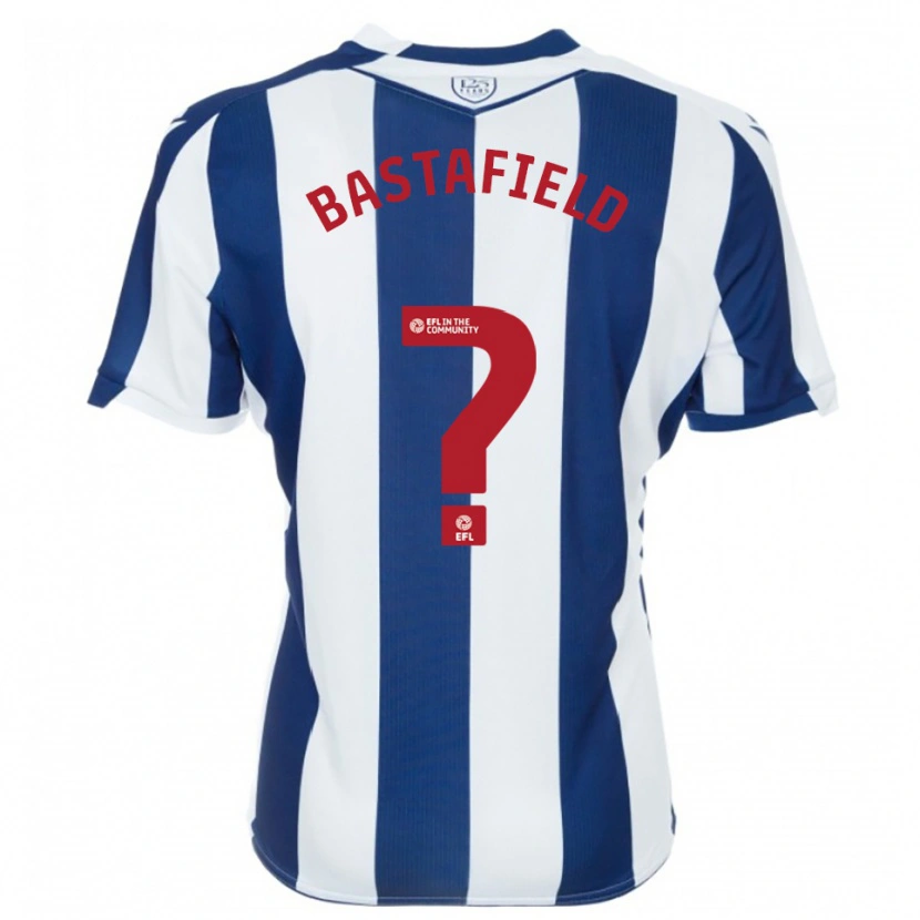 Danxen Bambino Maglia Reece Bastafield #0 Blu Marino Bianco Kit Gara Home 2025/26 Maglietta