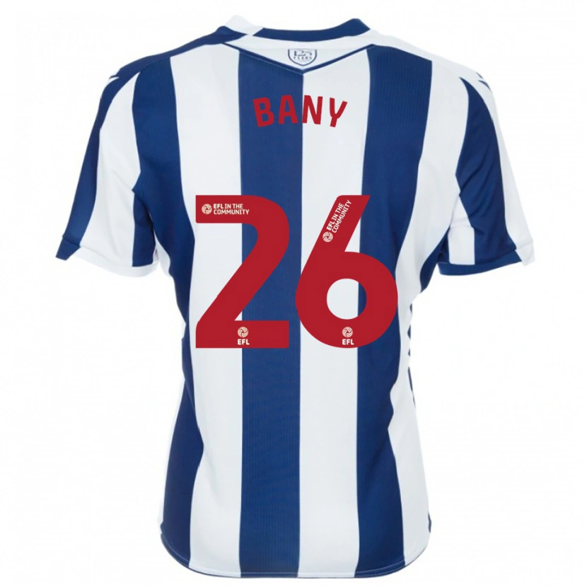 Danxen Bambino Maglia Tammer Bany #26 Blu Marino Bianco Kit Gara Home 2025/26 Maglietta
