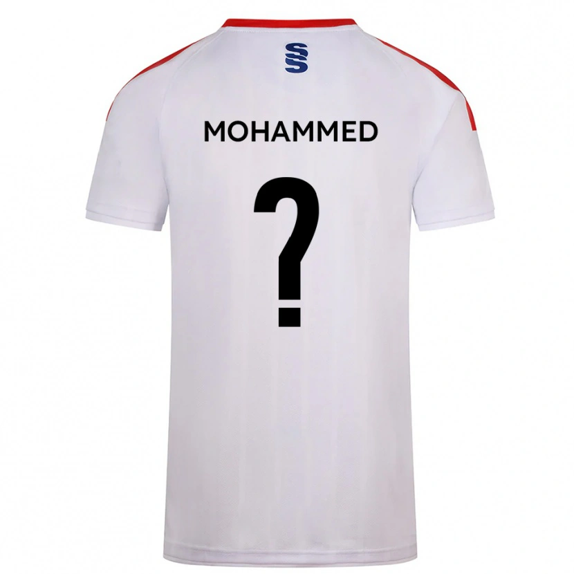 Danxen Bambino Maglia Faris Mohammed #0 Bianco Blu Marino Kit Gara Home 2025/26 Maglietta